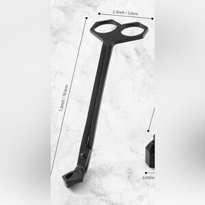 Black Stainless Steel Candle Wick Trimmer